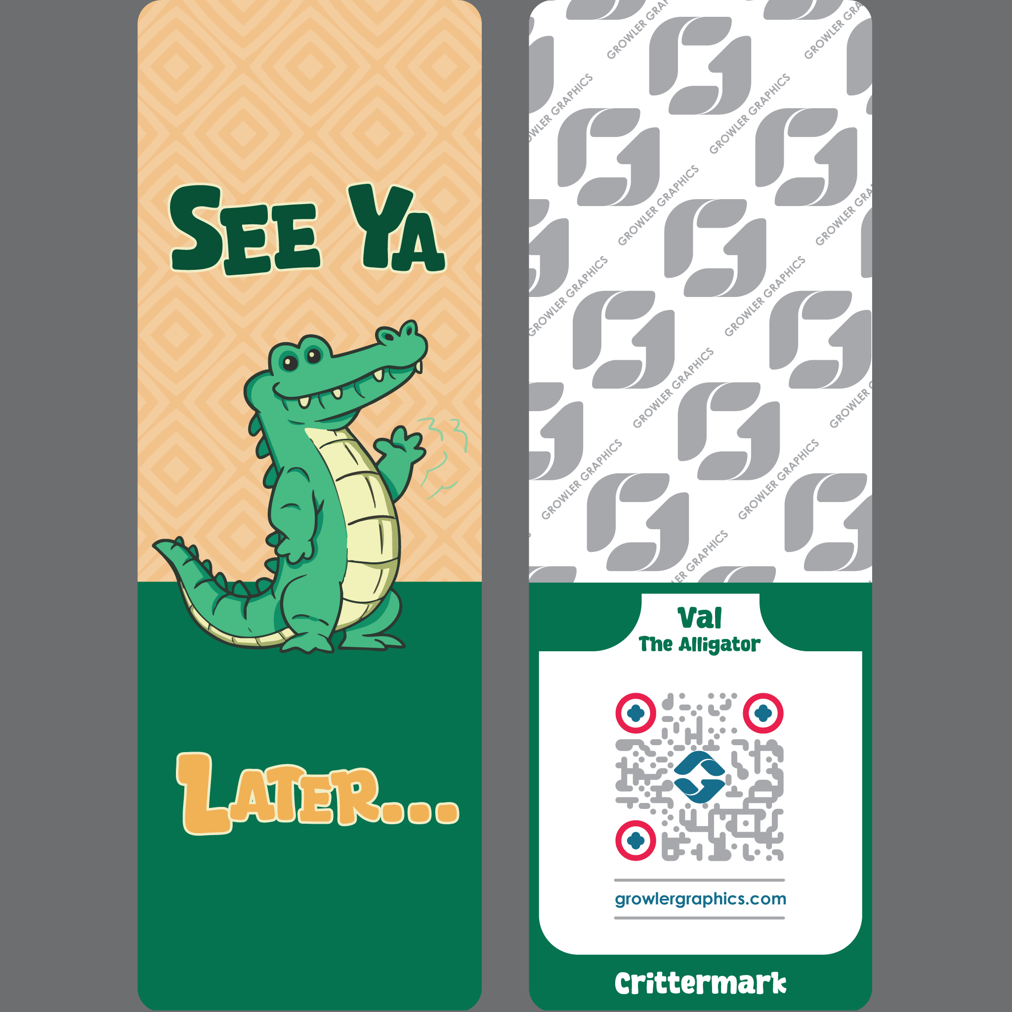 'Crittermark' Bookmarks