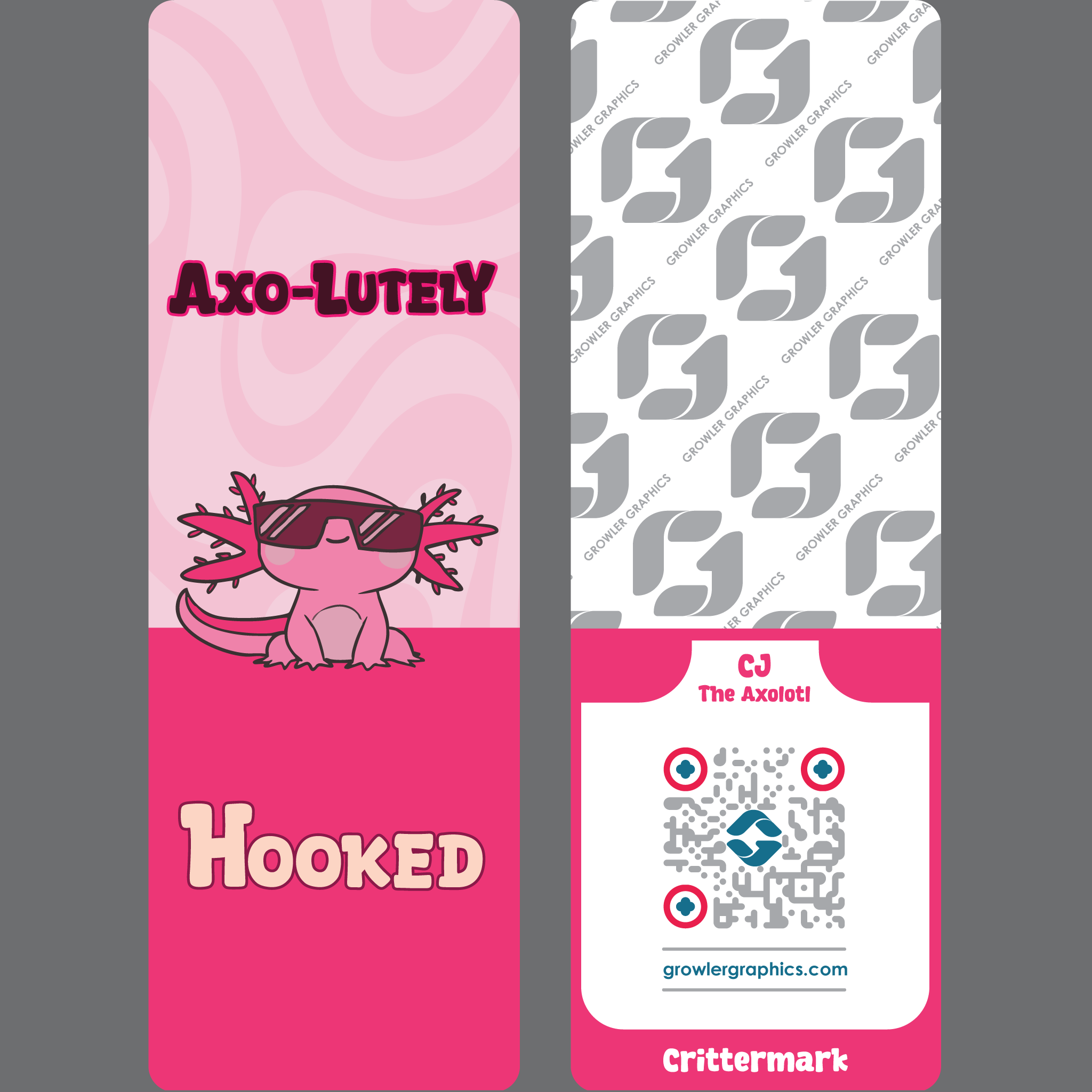 'Crittermark' Bookmarks
