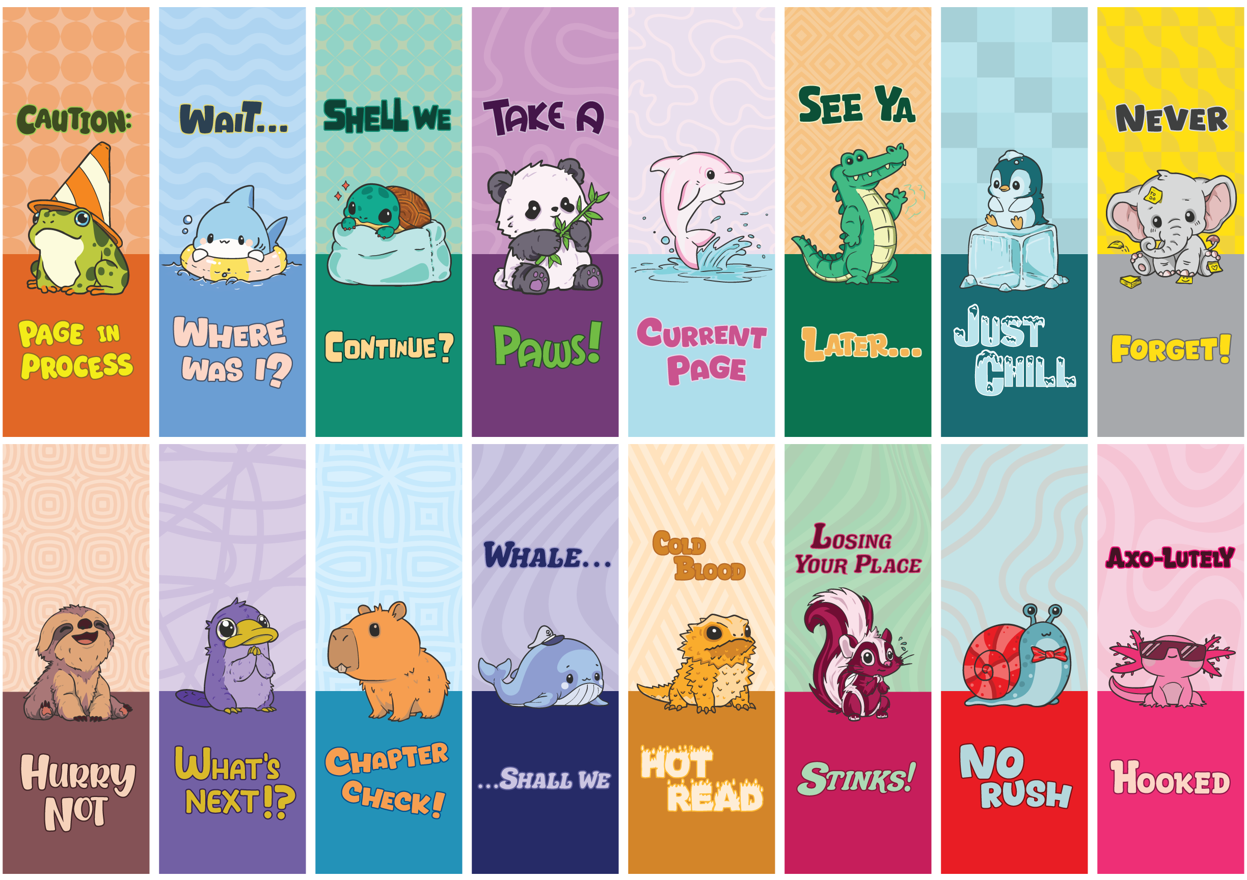 'Crittermark' Bookmarks