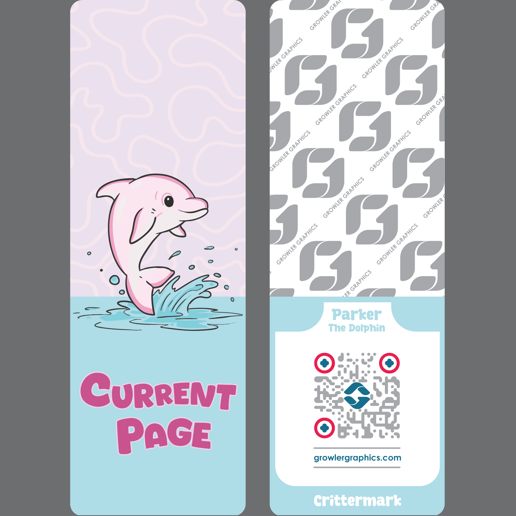 'Crittermark' Bookmarks