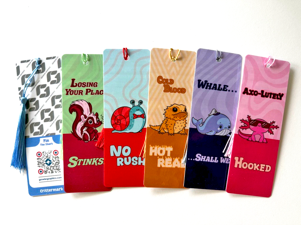 'Crittermark' Bookmarks