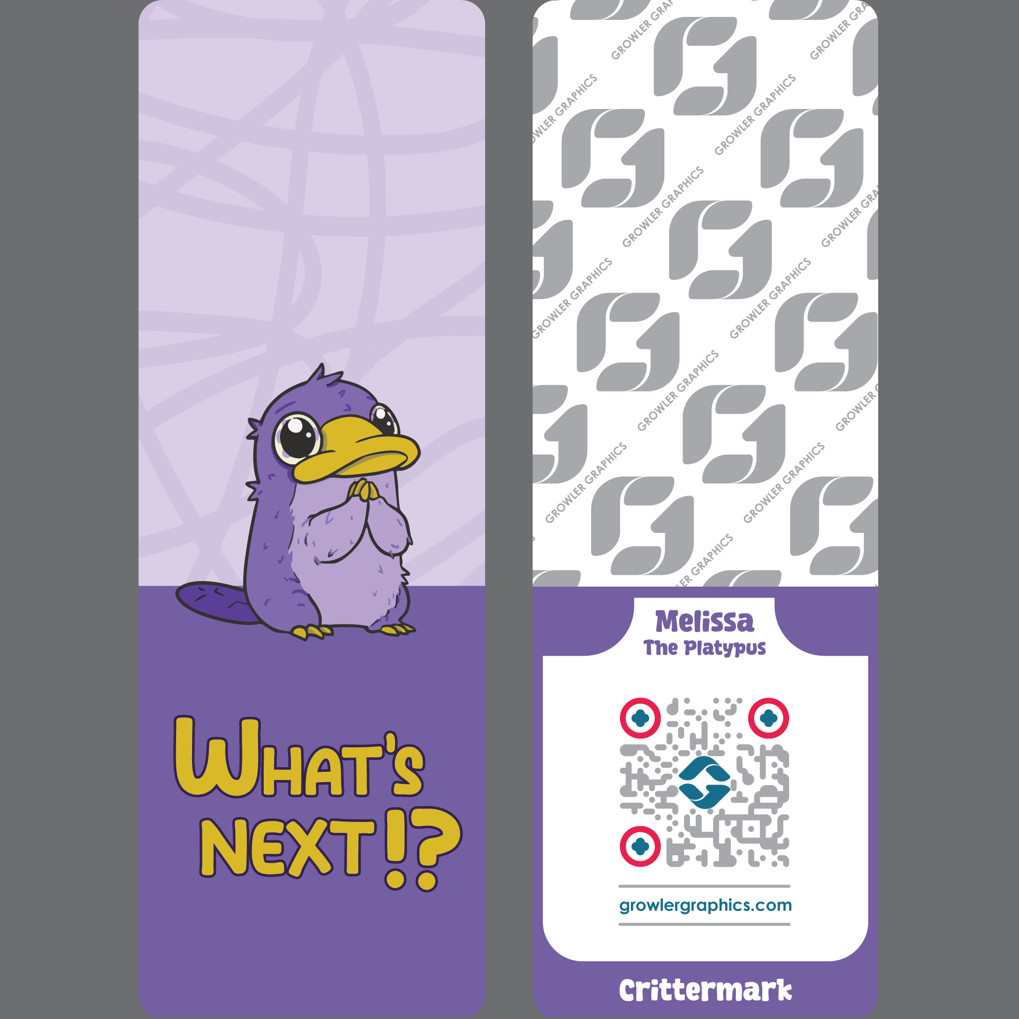 'Crittermark' Bookmarks