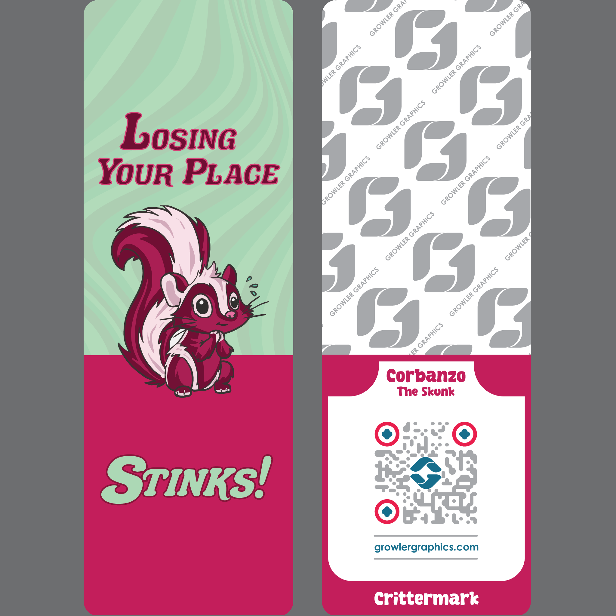 'Crittermark' Bookmarks